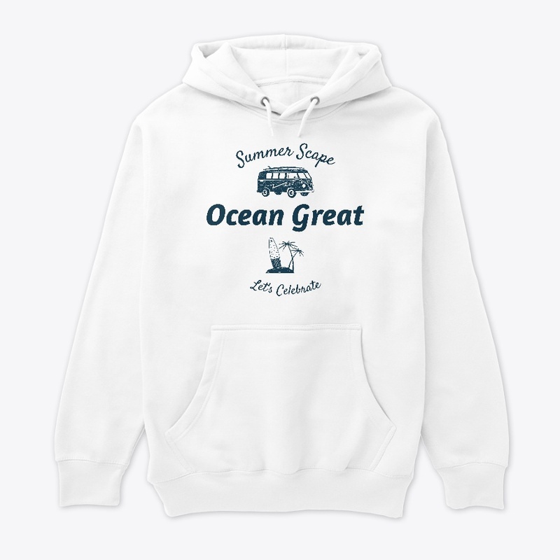 Summer scape ocean great let's celebrate