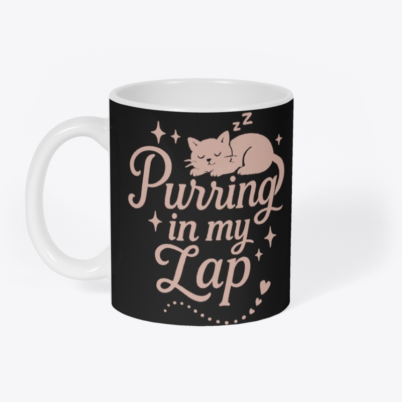 Purring in My Lap Cozy Cat Gift 