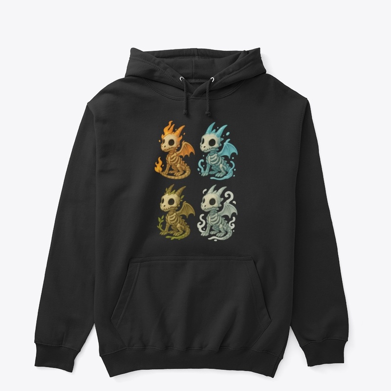 Undead Elemental Dragons