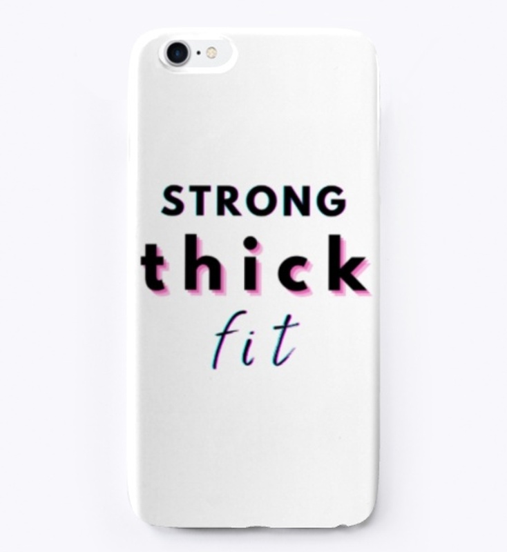 strong, thick, fit (pink shadow)