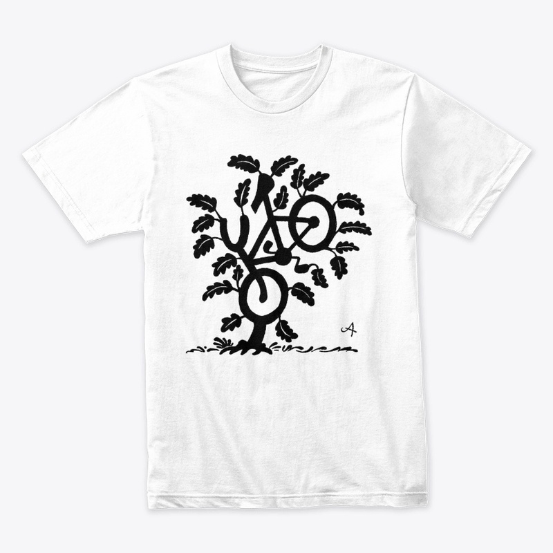 The Bike Tree | White