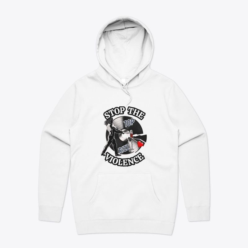 TOP RIZZ LOGO - STOP THE VIOLENCE 