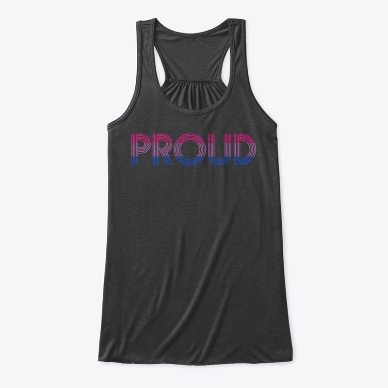 PROUD Bisexual Pride Flag LGBTQ