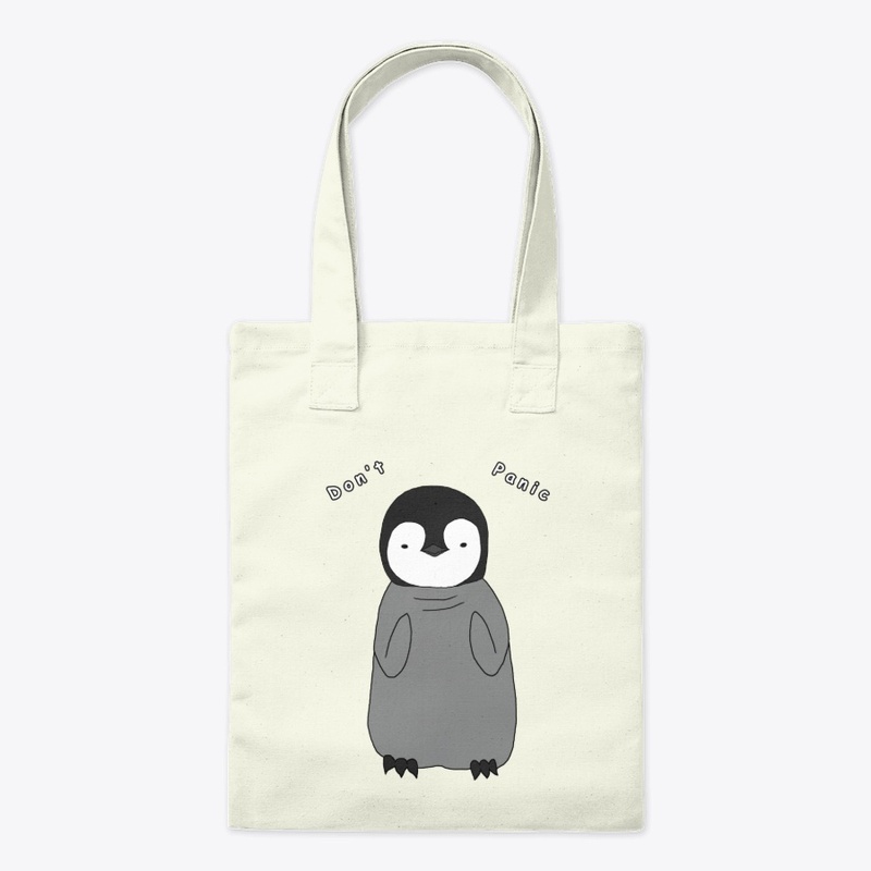 Don't Panic - Cute Baby Penguin Design