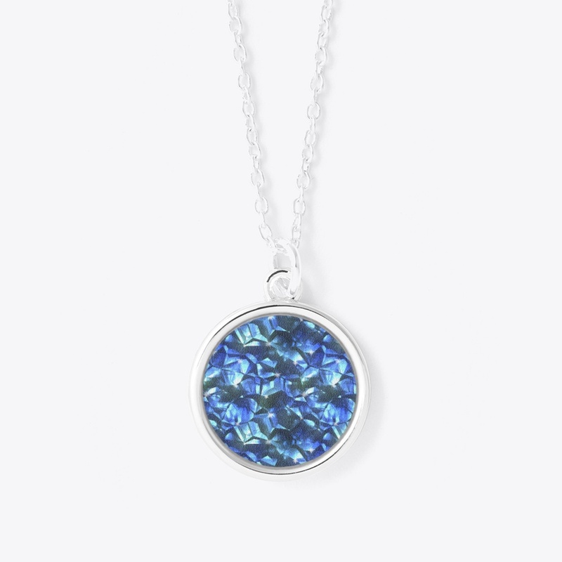 Blue Crystal Pattern 