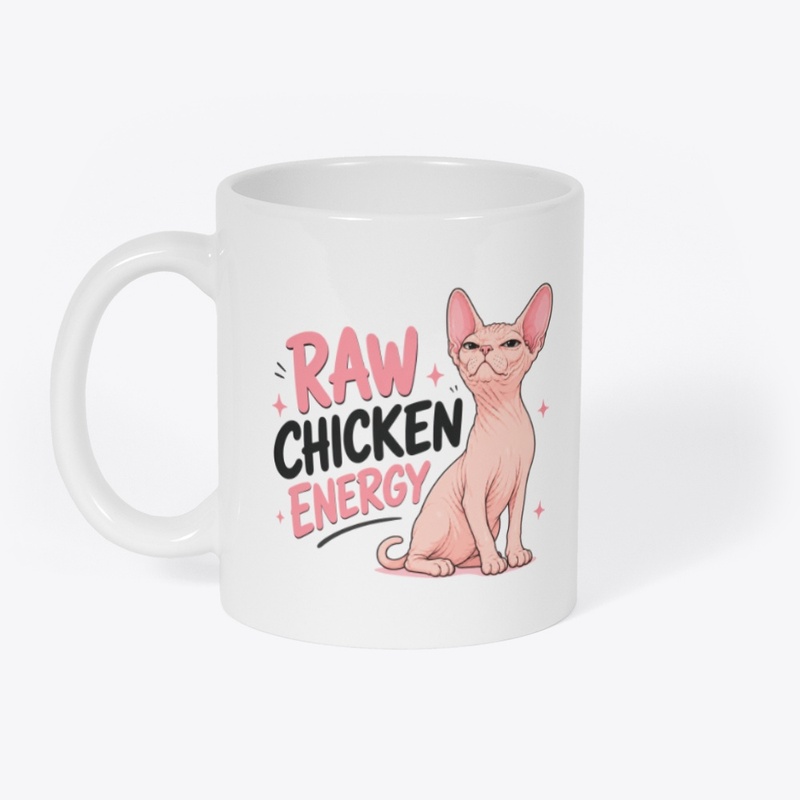 Raw Chicken Energy Sphynx Cat