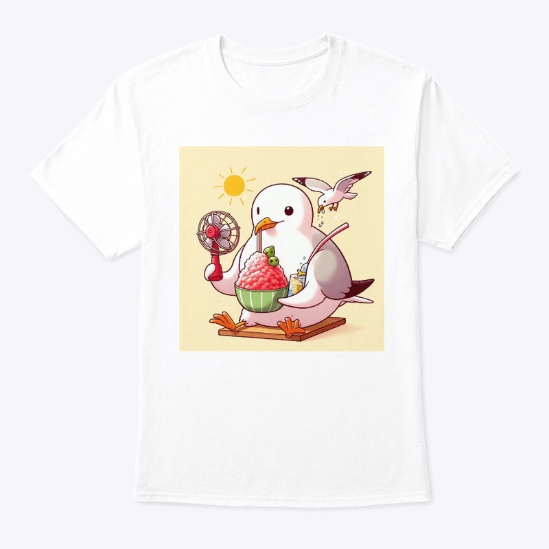 Summer cool seagull 