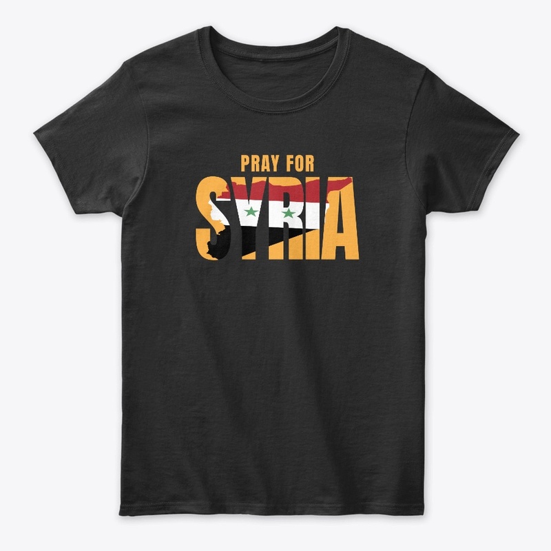 Pray For Syria T Shirt Design