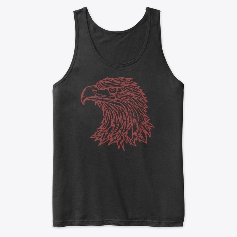 Fierce Eagle Head - Vintage Tribal Style