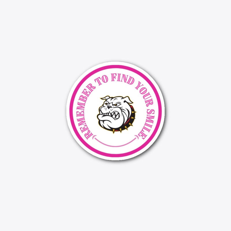 MADDAWG SMILE DIE CUT-PINK