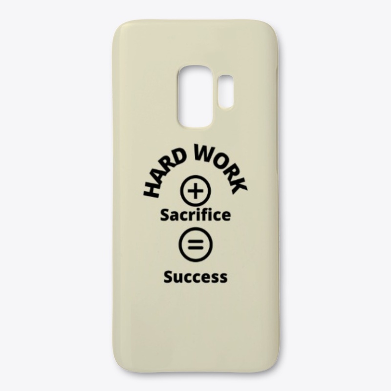 Hard Work + sacrifice =Success