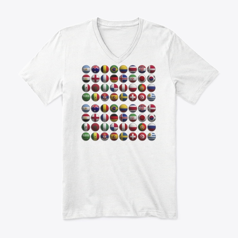All world flag tee