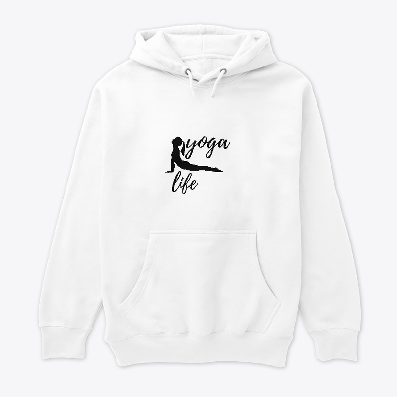 Yoga Life Black Letters 