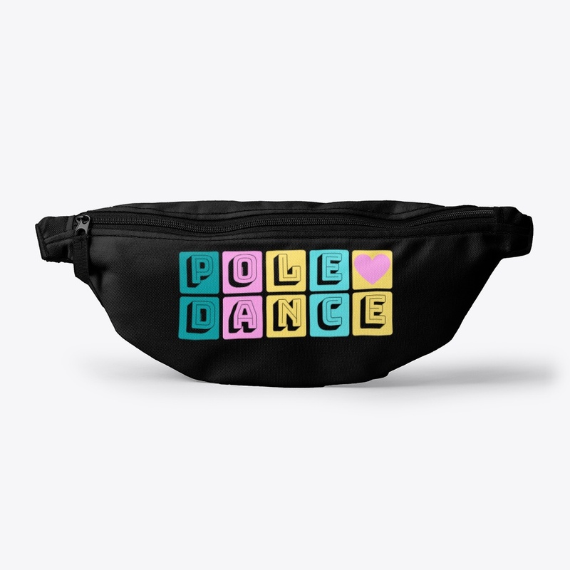 Pole Dance Retro Colors  Text Design