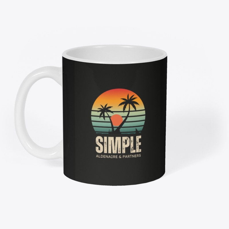 Simple Slogan Black T-Shirt –