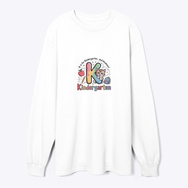 Cute Kindergarten Cat Shirt 