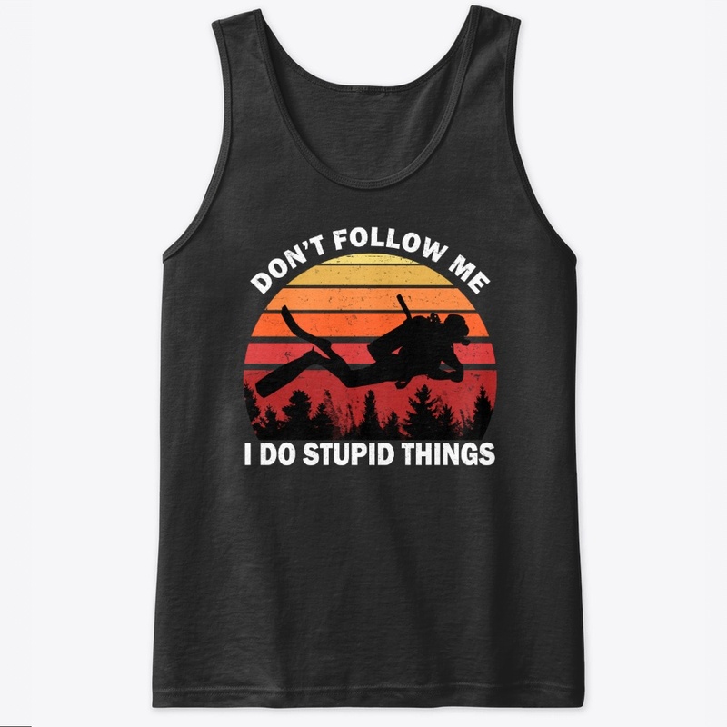 Don't Follow Me Vintage Diving