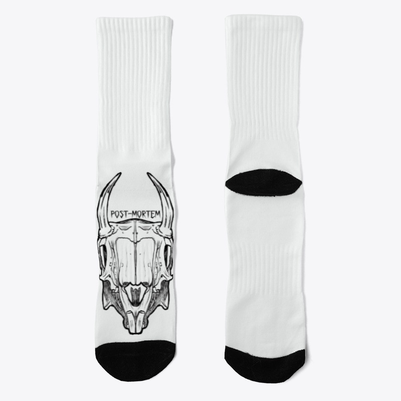 POST-MORTEM Animal Skull Socks