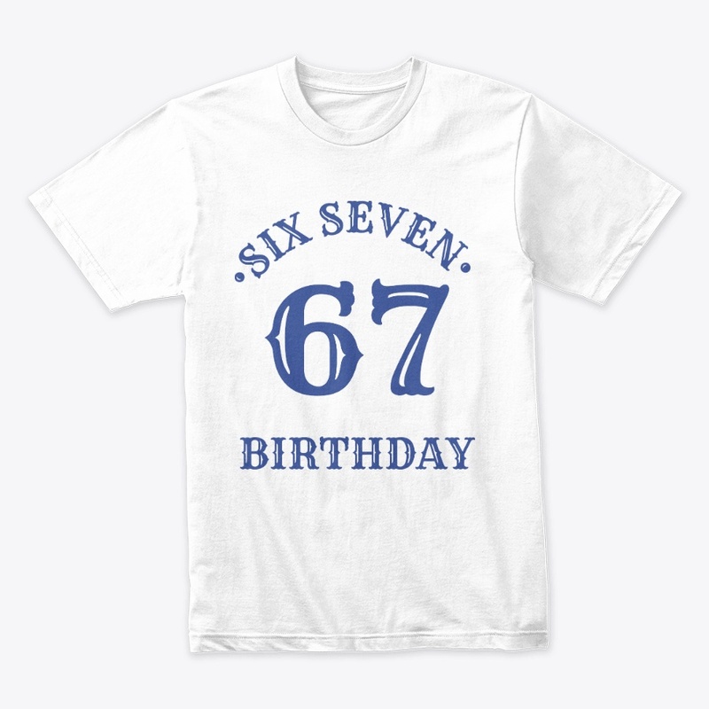 Vintage Six Seven Birthday Retro