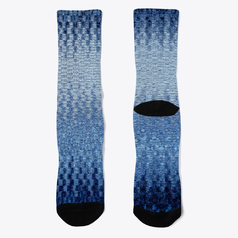 Jean Style Denim Abstract Design