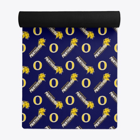 Marching Panthers All Over Pattern Dark Navy Maglietta Back