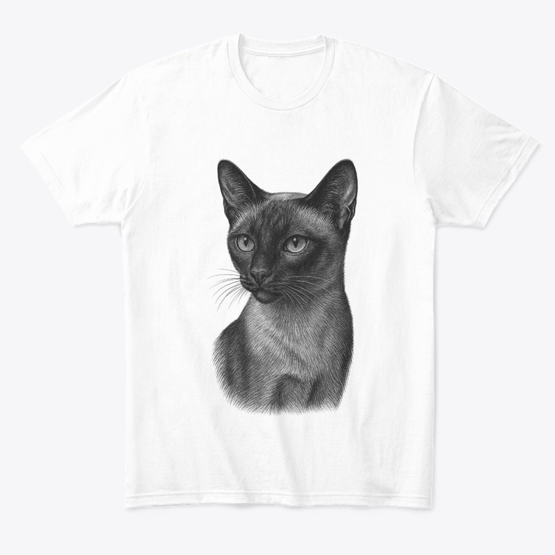 Chic Siamese Cat for Cat-Loving Girls