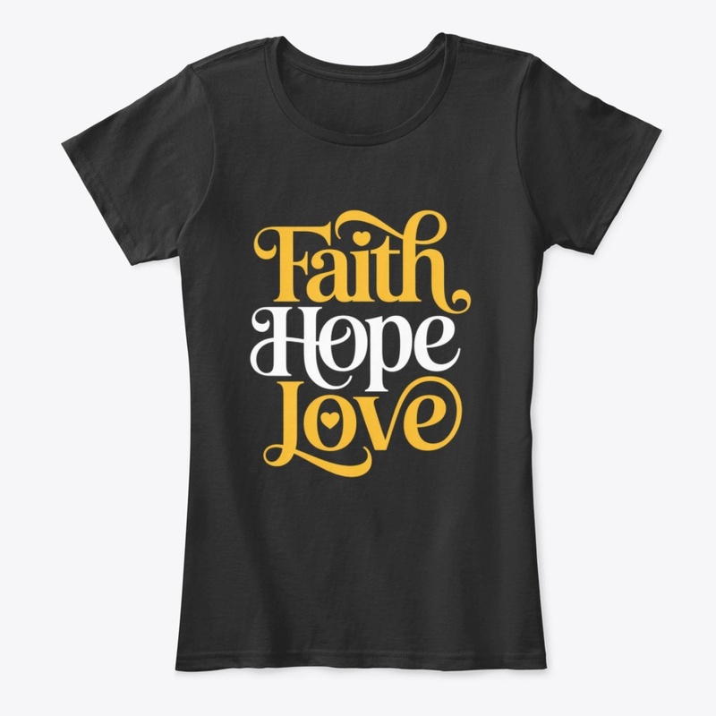 Faith Hope Love Typography