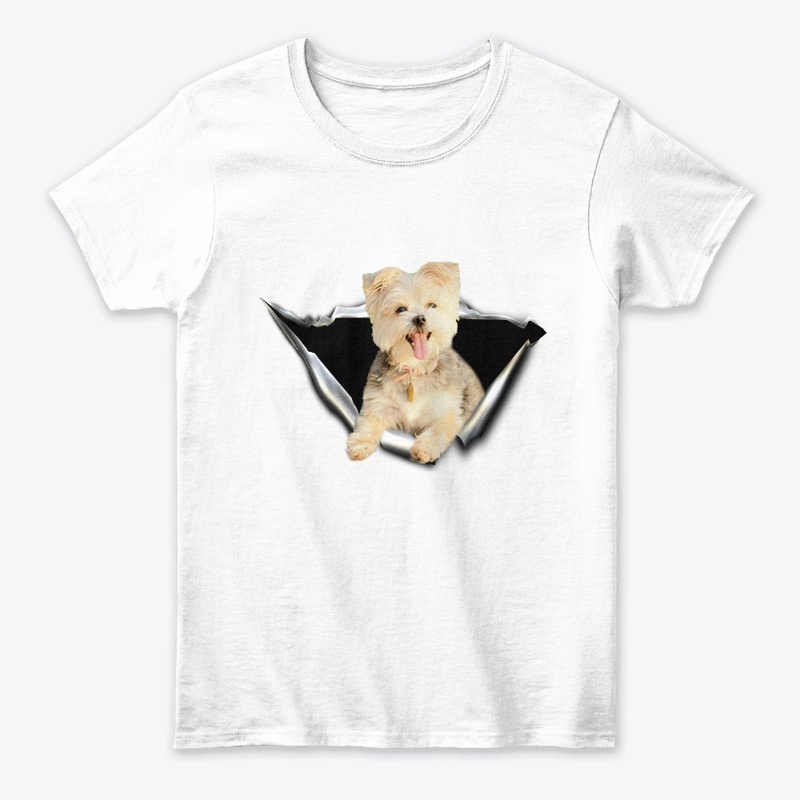 morkie 3D Car sticker