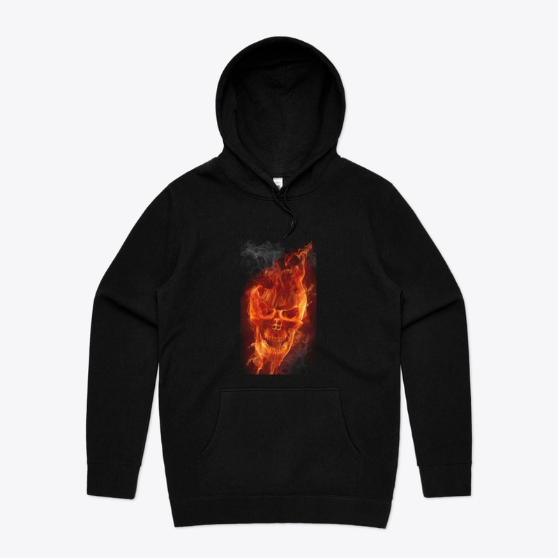 Fire skull