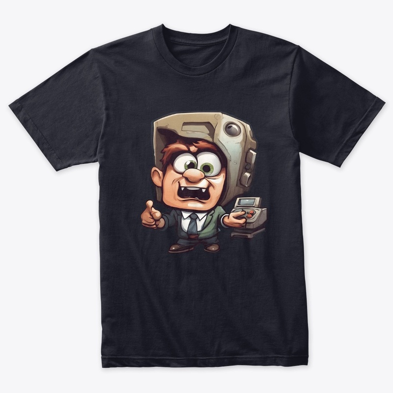 Cartoon Video Gaming T-shirt Design