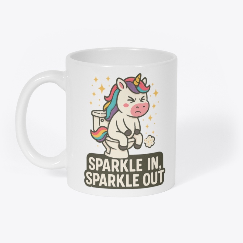 Sparkle in, sparkle out - Unicorn Tee