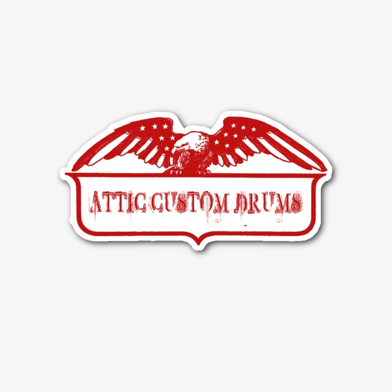 ACD - Eagle Red Die Cut Sticker