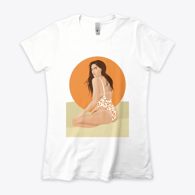 Beach babe orange