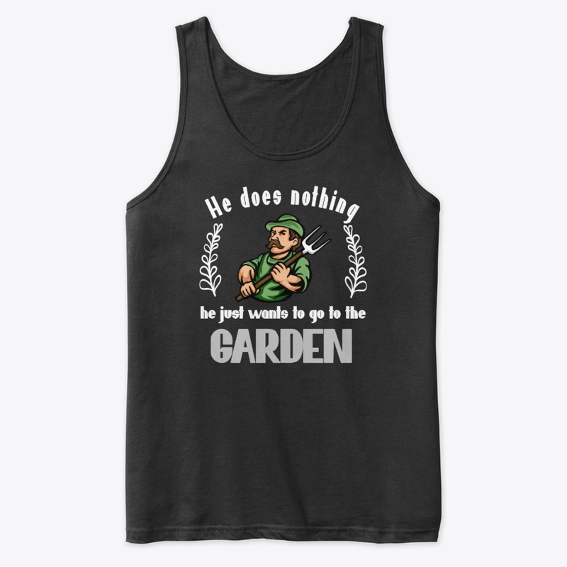 Gardener just wants to go to the garden.