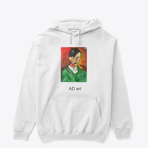 Ad Art "The Future " White T-Shirt Front