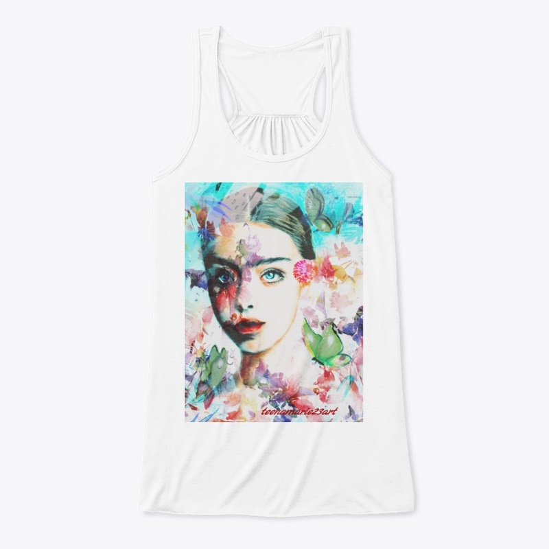 Girl in flowers