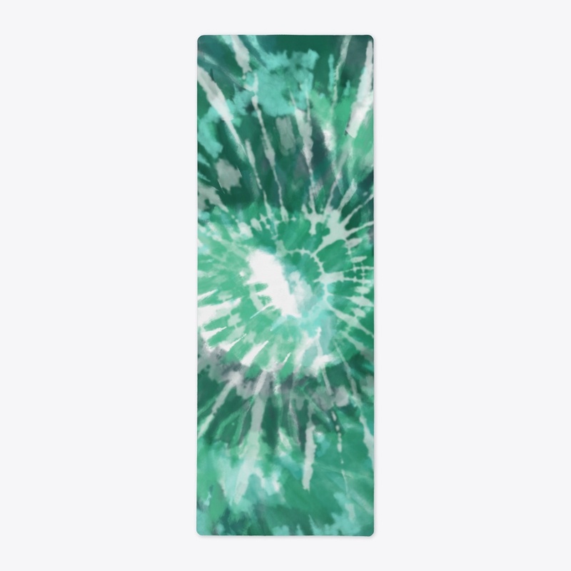 Green Tie Dye Athletic Wear
