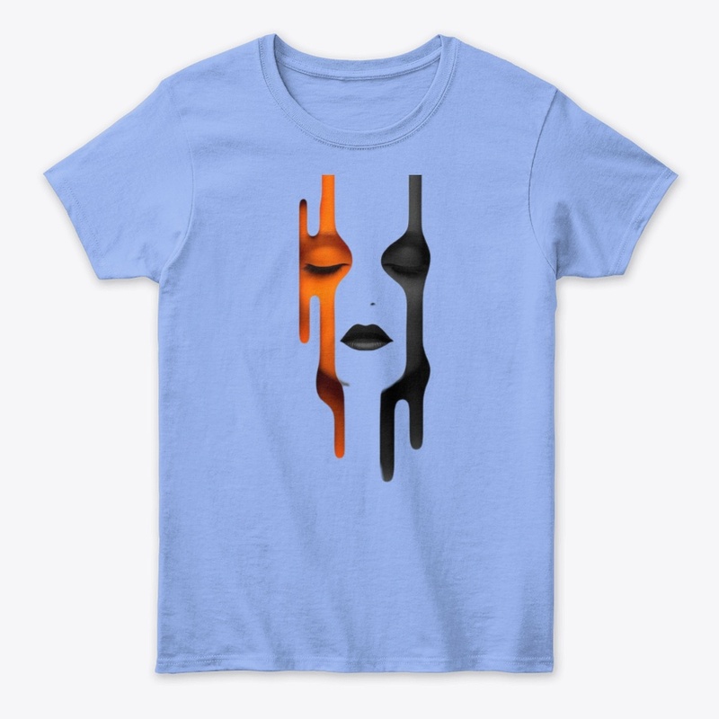 Melting Faces T-Shirt .