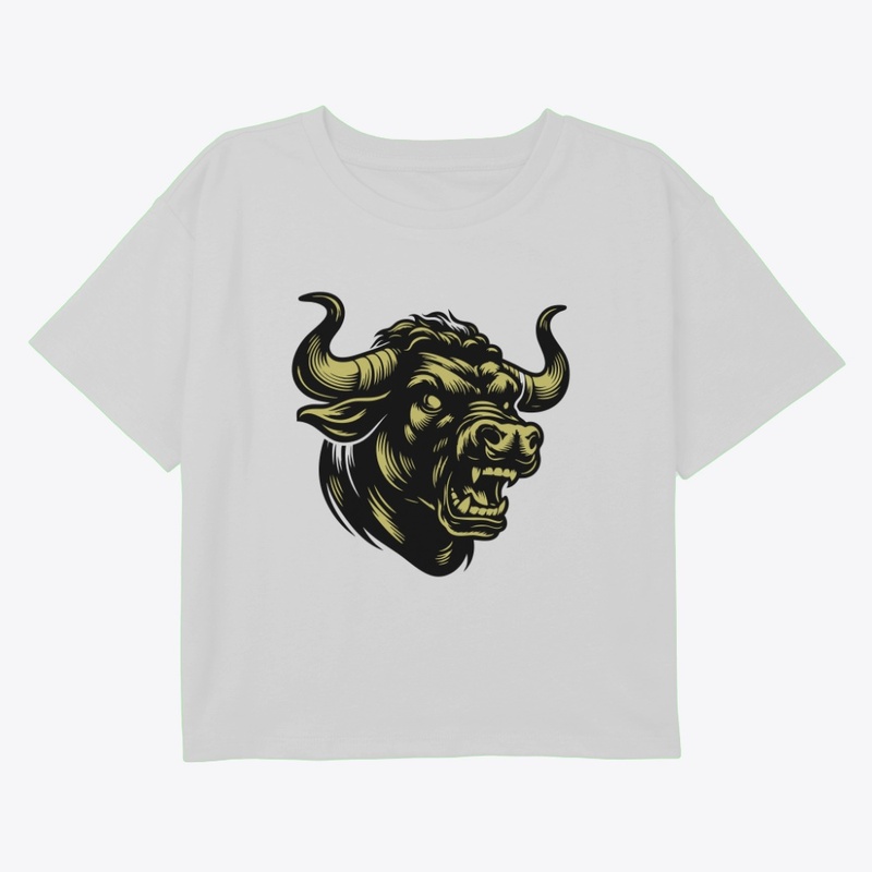 Rustic and Fierce Cow Graphic