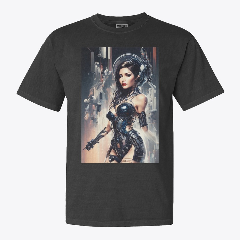 Futuristic Cyborg Woman
