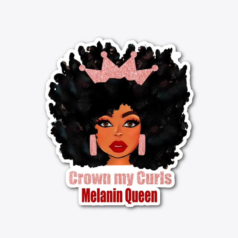 Crown my curls afro shirts