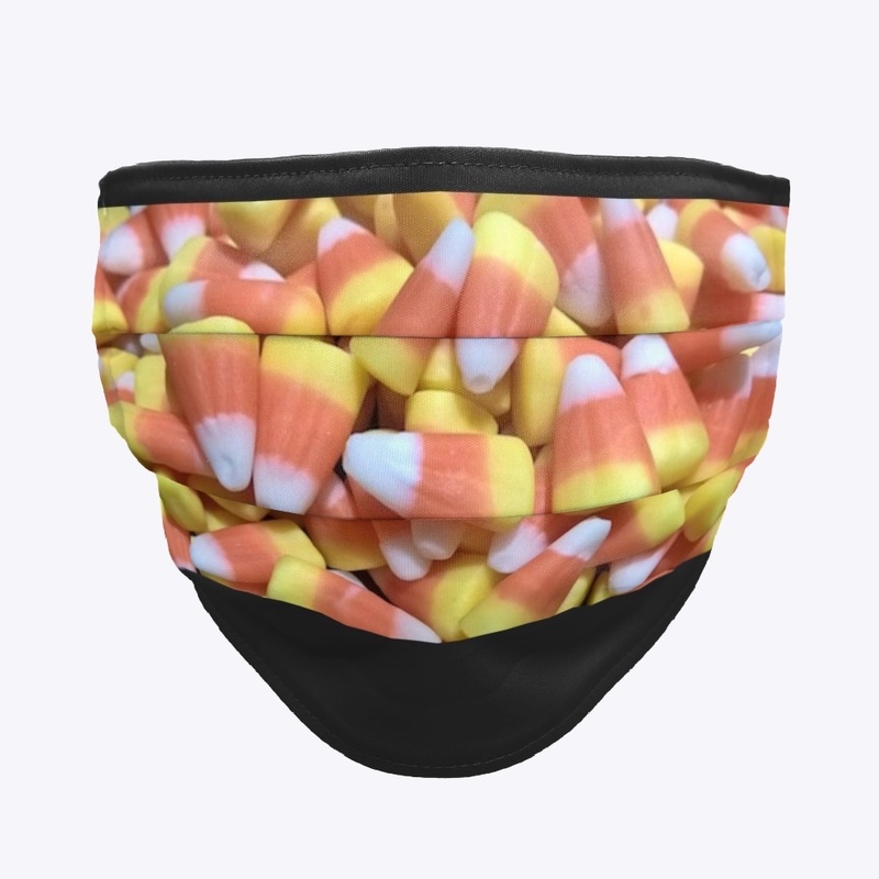Candy Corn Halloween Face Mask