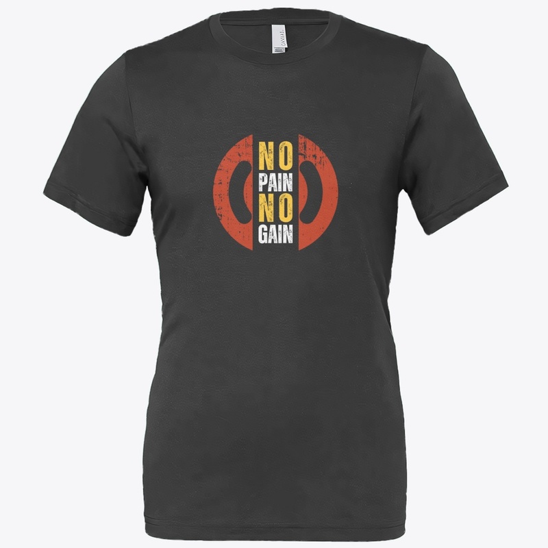 No Pain Typography T-Shirt