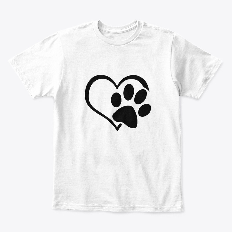 Heart & Dog, Cat Paw Design