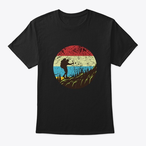 Hiking Yjt3y Black T-Shirt Front