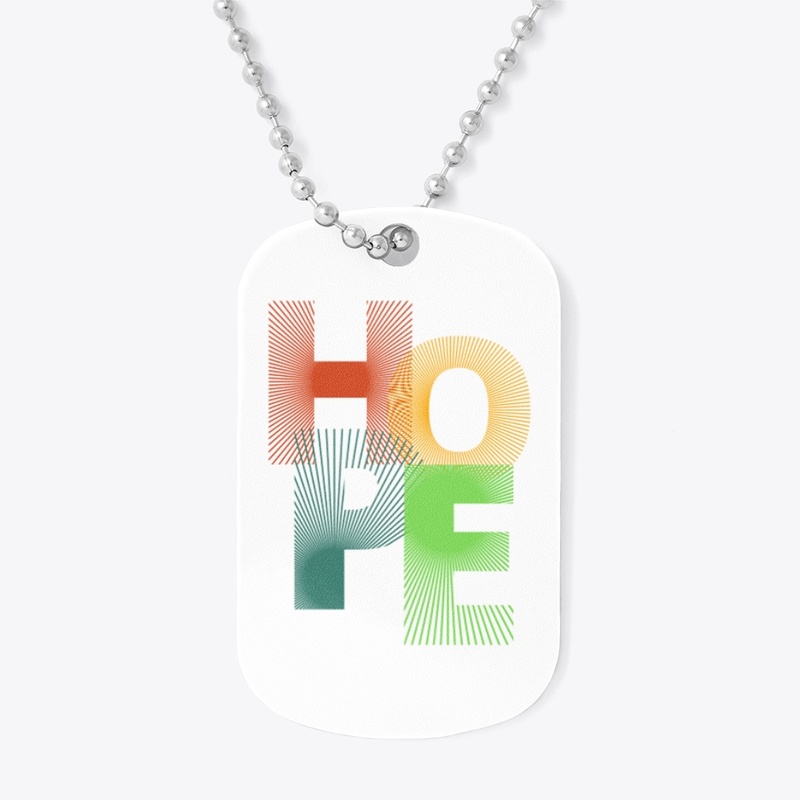 HOPE RGB Graphic White Tee