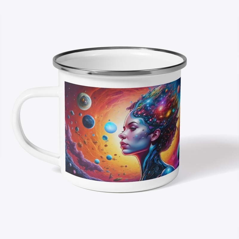 Cosmic Portrait Digital Art - PG15