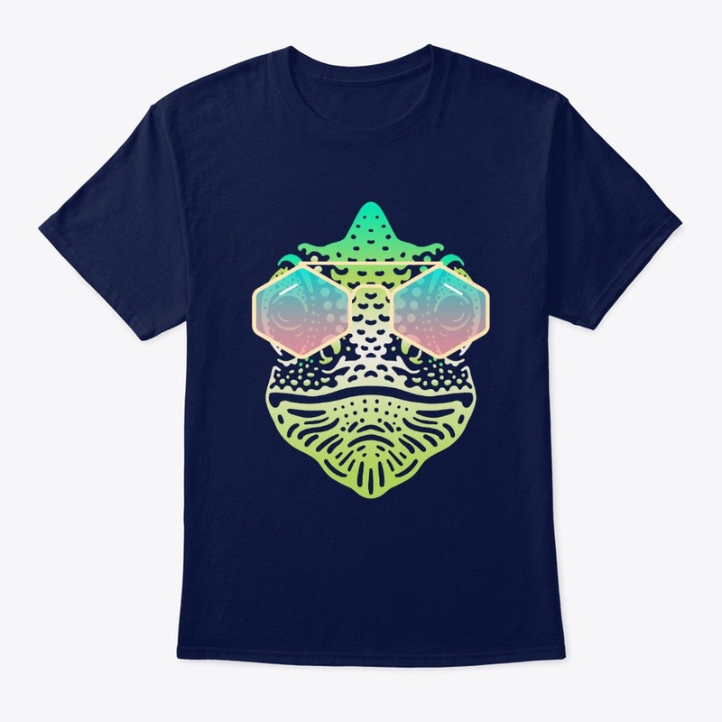 Cute Chameleon in Sunglasses (clr+sg10)