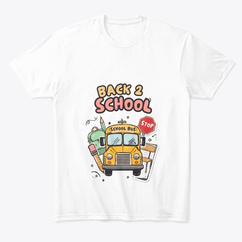 Back 2 School Bus & Supplies T-Shir