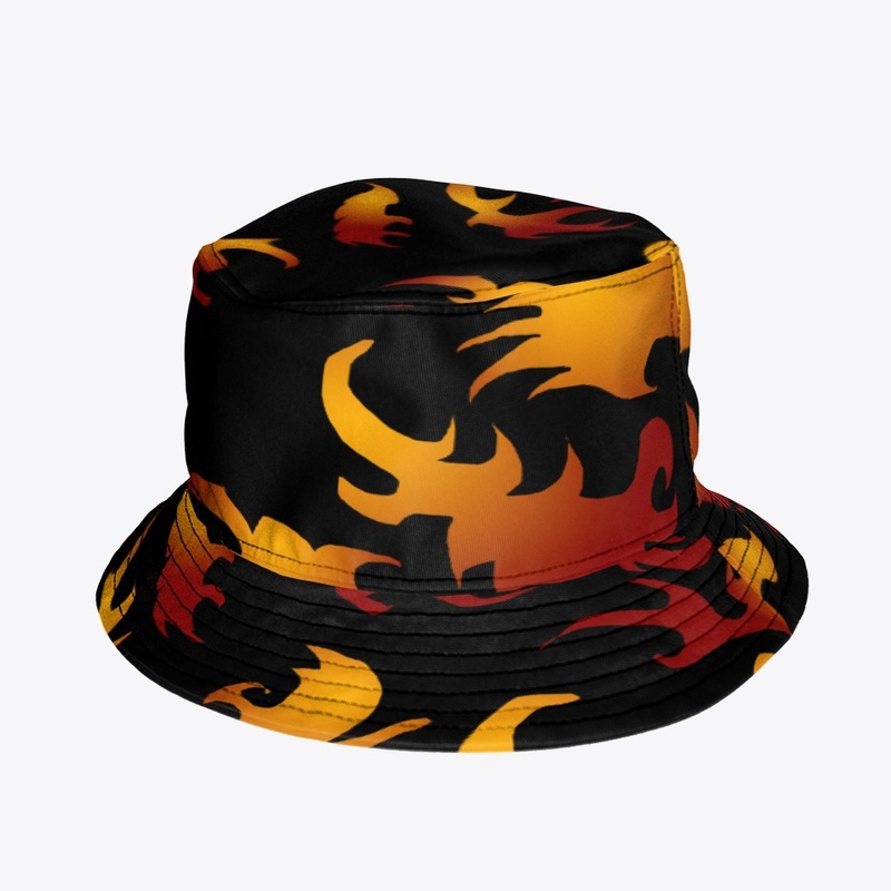 Abstract Flames Pattern